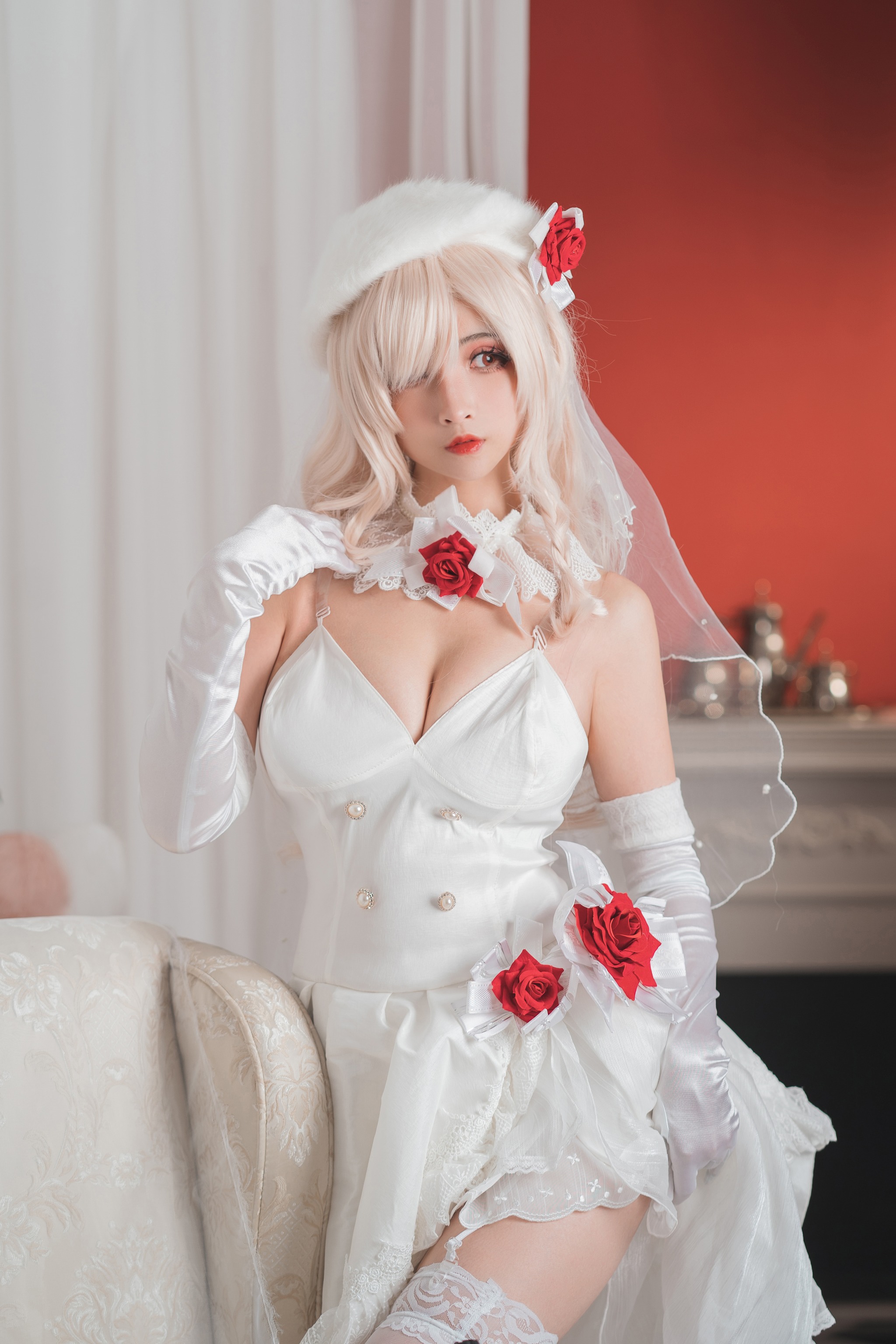 图片[1]-rioko凉凉子 – NO.001 G36c花嫁 [25P]-XikXak